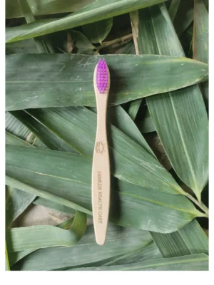 Kids Bamboo Toothbrush (Pink)