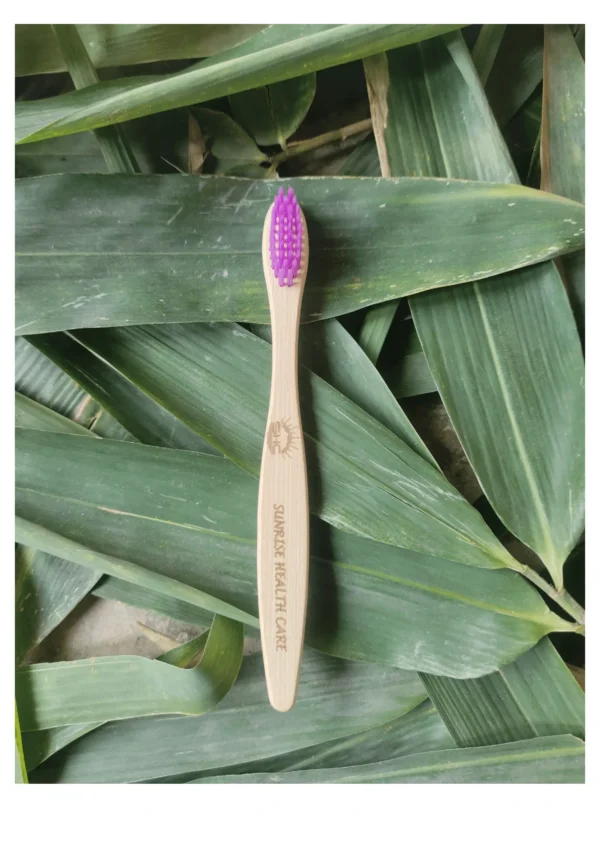 Kids Bamboo Toothbrush (Pink)