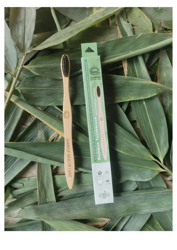 Adult Bamboo Toothbrush (Black)